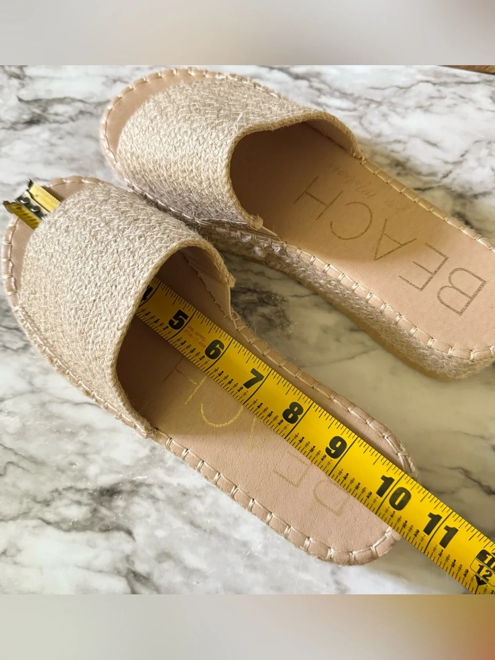 BEACH by Matisse Espadrille Platform Slide Sandals Women's Size 10
